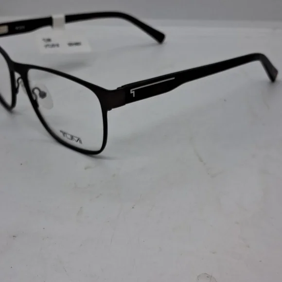 NWT RXABLE MENS TUMI VTU516 Eyeglass Frames Grey/Brown Glasses